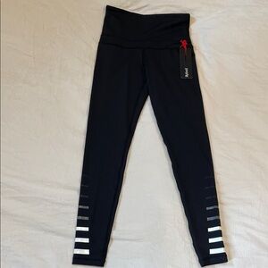 Lilybod Black and Silver Women's Leggings